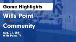 Wills Point  vs Community  Game Highlights - Aug. 21, 2021
