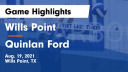 Wills Point  vs Quinlan Ford  Game Highlights - Aug. 19, 2021