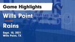 Wills Point  vs Rains  Game Highlights - Sept. 10, 2021
