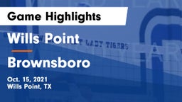 Wills Point  vs Brownsboro  Game Highlights - Oct. 15, 2021