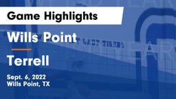 Wills Point  vs Terrell  Game Highlights - Sept. 6, 2022
