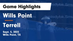 Wills Point  vs Terrell  Game Highlights - Sept. 5, 2023
