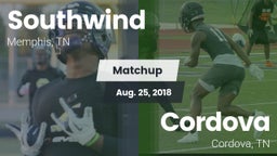 Matchup: Southwind High Schoo vs. Cordova  2018