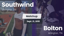Matchup: Southwind High Schoo vs. Bolton  2018