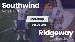 Matchup: Southwind High Schoo vs. Ridgeway  2018