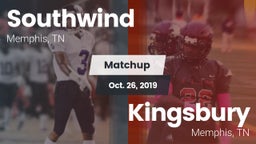 Matchup: Southwind High Schoo vs. Kingsbury  2019