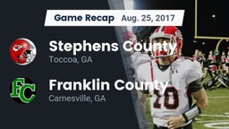 Recap: Stephens County  vs. Franklin County  2017