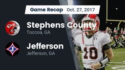 Recap: Stephens County  vs. Jefferson  2017
