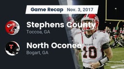 Recap: Stephens County  vs. North Oconee  2017