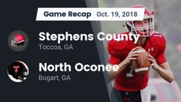 Recap: Stephens County  vs. North Oconee  2018