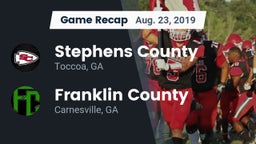 Recap: Stephens County  vs. Franklin County  2019