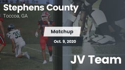 Matchup: Stephens County vs. JV Team 2020