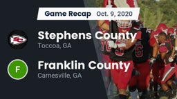Recap: Stephens County  vs. Franklin County  2020