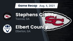 Recap: Stephens County  vs. Elbert County  2021