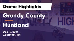 Grundy County  vs Huntland  Game Highlights - Dec. 3, 2021
