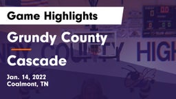 Grundy County  vs Cascade  Game Highlights - Jan. 14, 2022