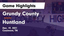 Grundy County  vs Huntland  Game Highlights - Dec. 19, 2021