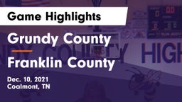 Grundy County  vs Franklin County  Game Highlights - Dec. 10, 2021