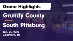 Grundy County  vs South Pittsburg  Game Highlights - Jan. 25, 2022