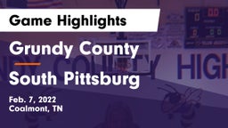 Grundy County  vs South Pittsburg  Game Highlights - Feb. 7, 2022