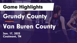 Grundy County  vs Van Buren County  Game Highlights - Jan. 17, 2023