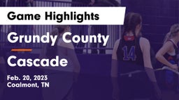 Grundy County  vs Cascade  Game Highlights - Feb. 20, 2023