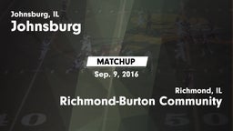 Matchup: Johnsburg High vs. Richmond-Burton Community  2016