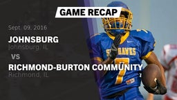 Recap: Johnsburg  vs. Richmond-Burton Community  2016