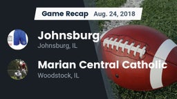 Recap: Johnsburg  vs. Marian Central Catholic  2018