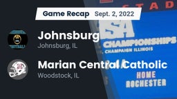 Recap: Johnsburg  vs. Marian Central Catholic  2022