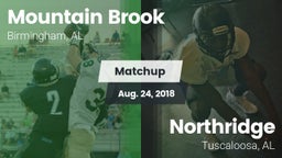 Matchup: Mountain Brook High vs. Northridge  2018
