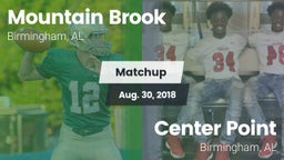 Matchup: Mountain Brook High vs. Center Point  2018
