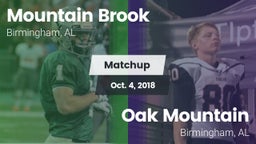 Matchup: Mountain Brook High vs. Oak Mountain  2018
