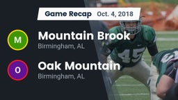 Recap: Mountain Brook  vs. Oak Mountain  2018