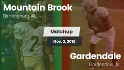 Matchup: Mountain Brook High vs. Gardendale  2018