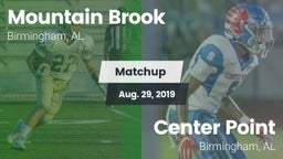 Matchup: Mountain Brook High vs. Center Point  2019