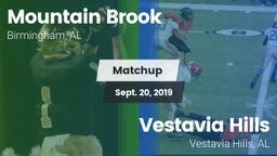 Matchup: Mountain Brook High vs. Vestavia Hills  2019