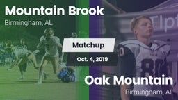 Matchup: Mountain Brook High vs. Oak Mountain  2019