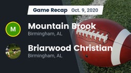 Recap: Mountain Brook  vs. Briarwood Christian  2020