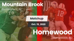 Matchup: Mountain Brook High vs. Homewood  2020
