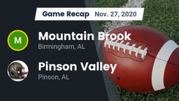 Recap: Mountain Brook  vs. Pinson Valley  2020