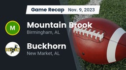 Recap: Mountain Brook  vs. Buckhorn  2023