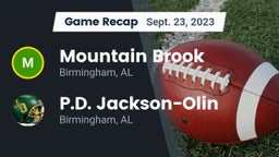 Recap: Mountain Brook  vs. P.D. Jackson-Olin  2023