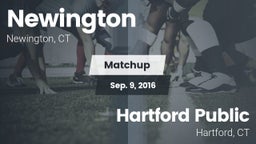 Matchup: Newington High vs. Hartford Public  2016