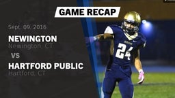 Recap: Newington  vs. Hartford Public  2016
