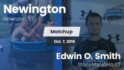 Matchup: Newington High vs. Edwin O. Smith  2016