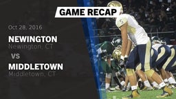 Recap: Newington  vs. Middletown  2016