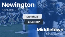 Matchup: Newington High vs. Middletown  2017
