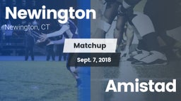Matchup: Newington High vs. Amistad  2018