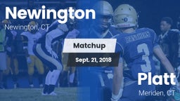 Matchup: Newington High vs. Platt  2018